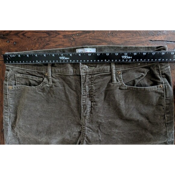 GAP Denim Pants Women’s 33/16L Baby Boot Corduroy Mid Rise - Picture 10 of 14